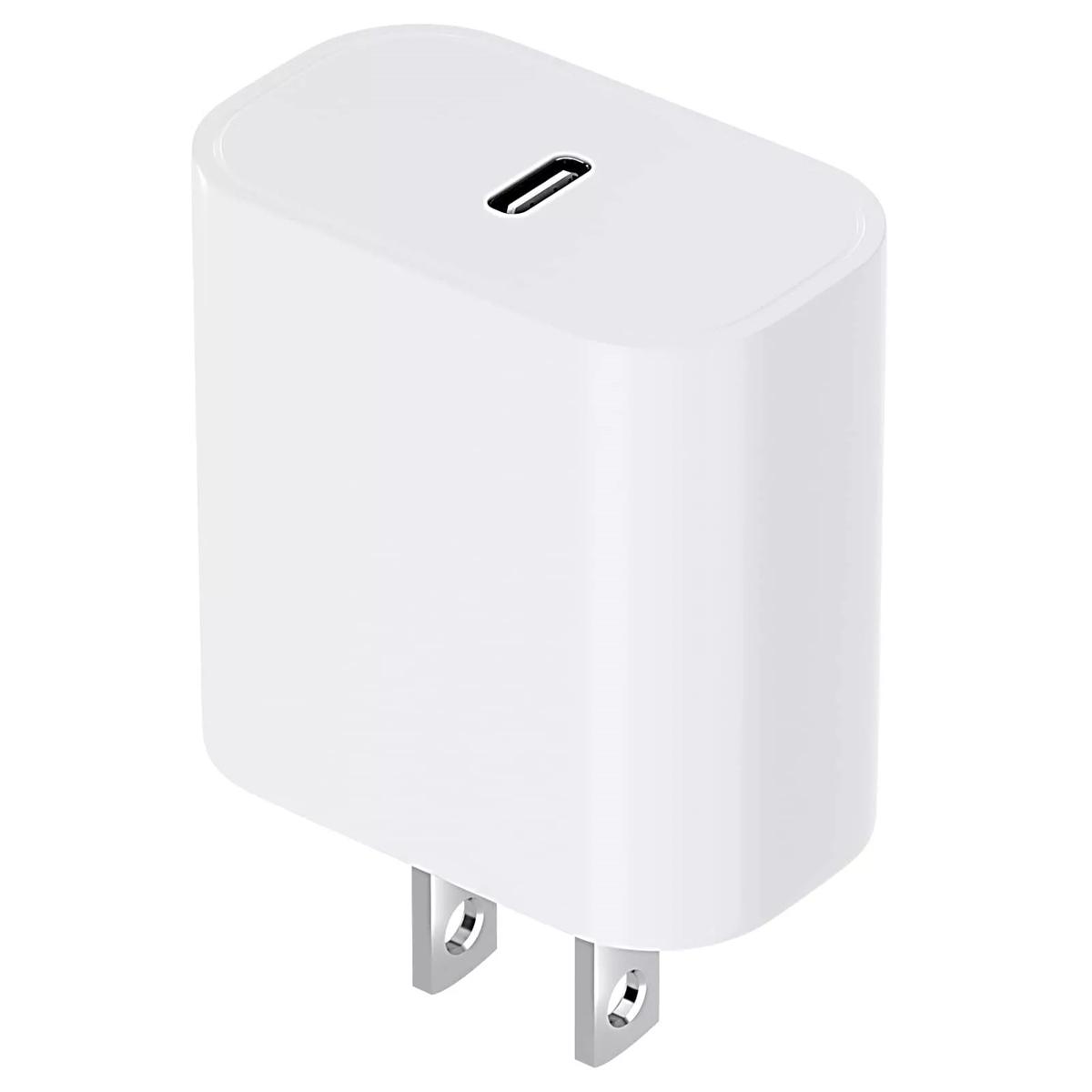 charger adapter 20W with C Port With White Paper Package