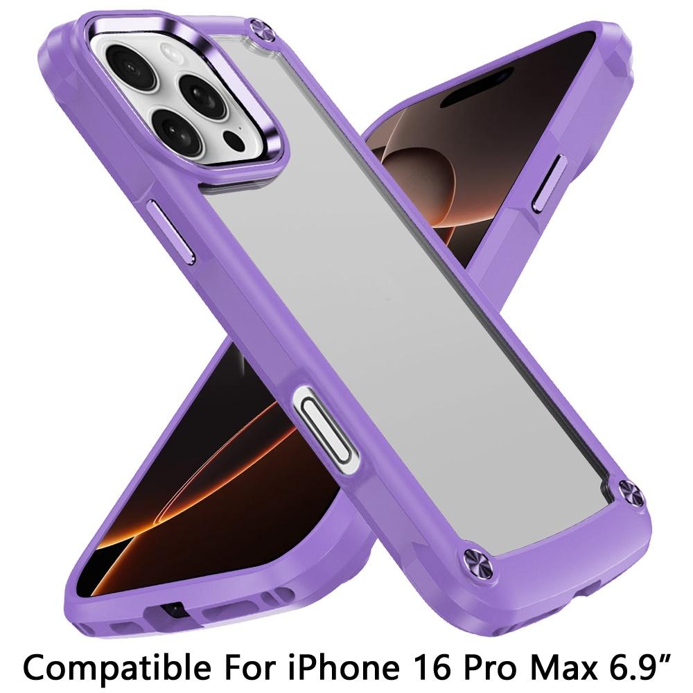 iPhone 16 Pro Max 6.9-Inch Ultimate CaseX Transparent Hybrid Case – Crystal Clear Back with Metal Buttons & Camera Guard, Slim Shockproof Design, photo 6 of 9