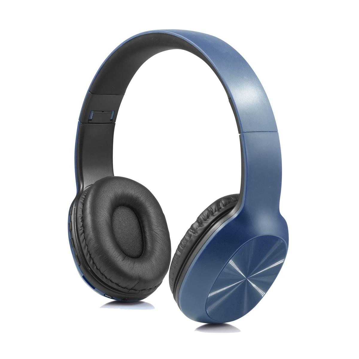 Over-the-head Stereo Bluetooth Headset S217 in Blue