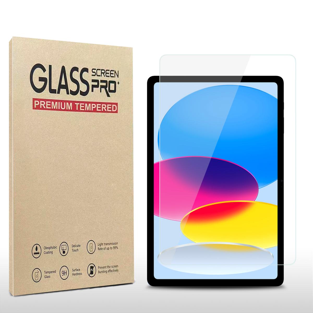 Apple iPad 10th Gen 2022 Tablet HQ AB Glue Tempered Glass .33mm Thick