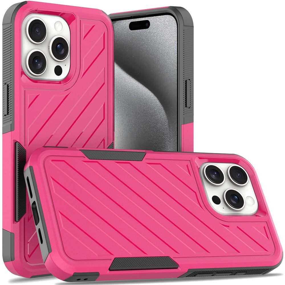 Noble Lined Dual-Layer Hybrid Shockproof Case for iPhone 15 Pro Max, photo 3 of 9
