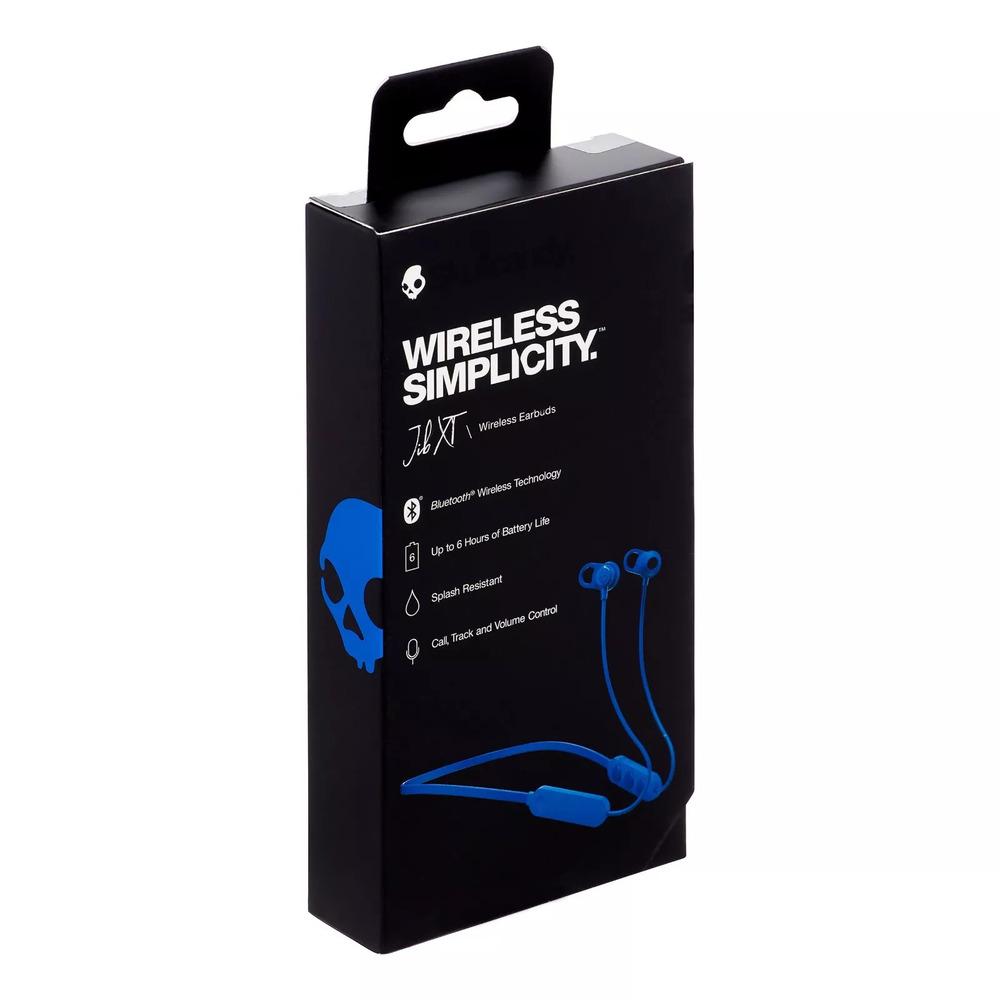 Skullcandy Jib+ Wireless Bluetooth In-Ear Earbuds Headphones Cobalt Blue - New (LANE B RACK 13)