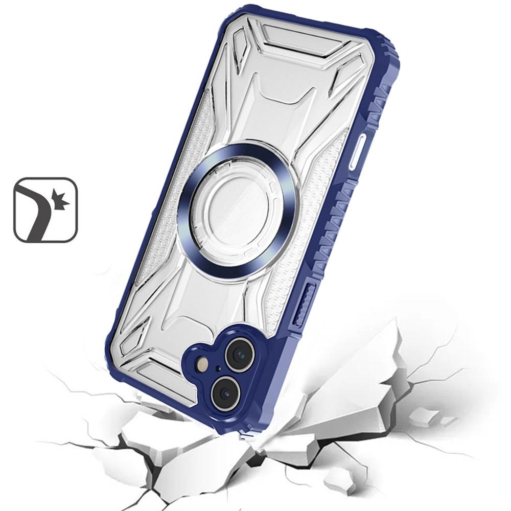 iPhone 16 Plus 6.7" CD Pattern Transparent Hybrid – Magnetic Circle, photo 2 of 5