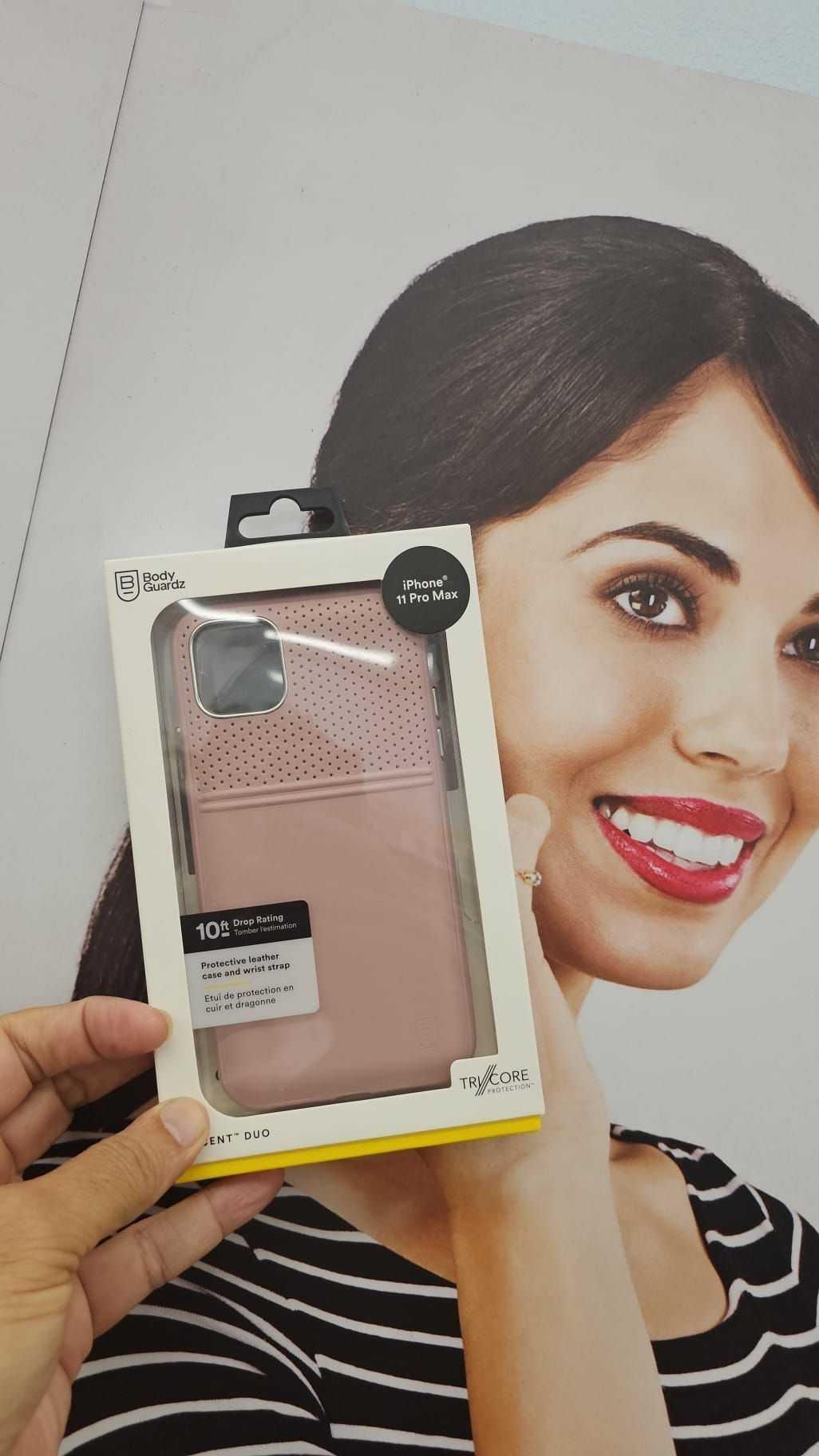 BodyGuardz Accent Duo Case for iPhone 11 Pro Max - Blush/Mauve Pink