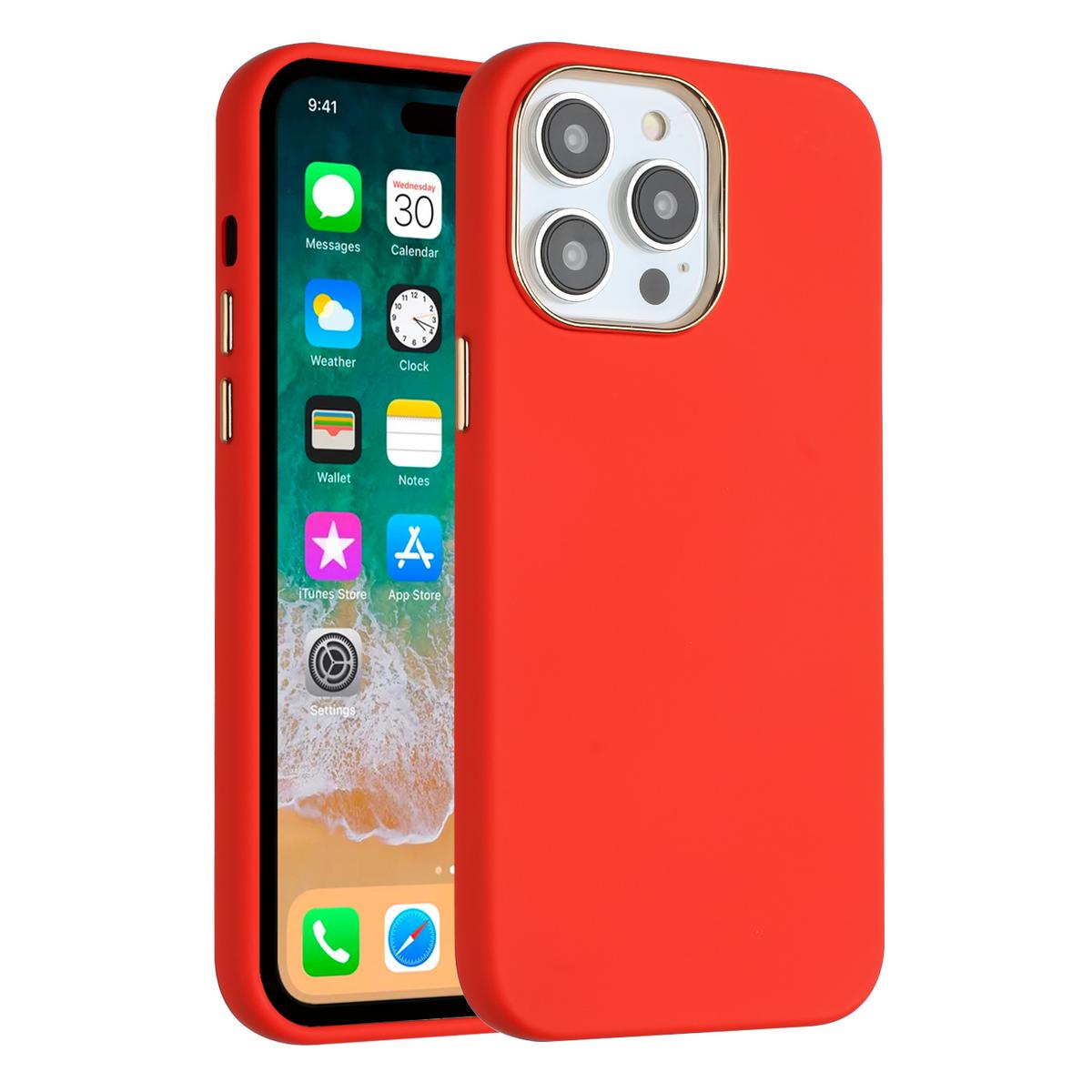 Apple iPhone 14 PRO MAX 6.7" Classy Slick Chrome-Edged Hybrid Case Cover – Elegant & Durable Protection, photo 8 of 11