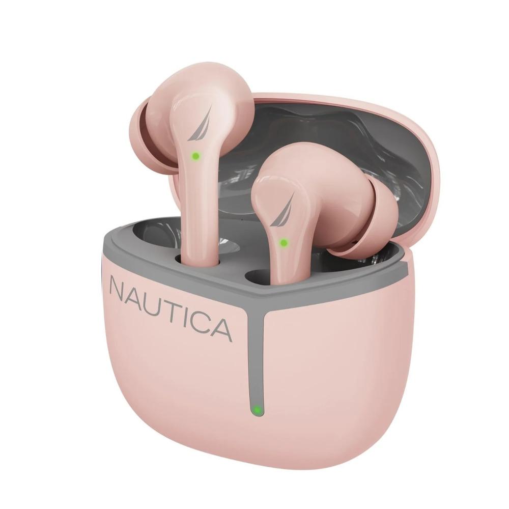 Nautica T670 Wireless Stereo Earbuds with Charging Case – Bluetooth, Noise Isolation, Navy/White, photo 7 of 8