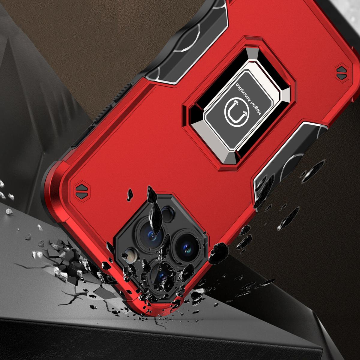 Apple iPhone 11 Pro MAX (XI6.5) OPTIMUM Magnetic Ring Stand Hybrid Case Cover, photo 7 of 7