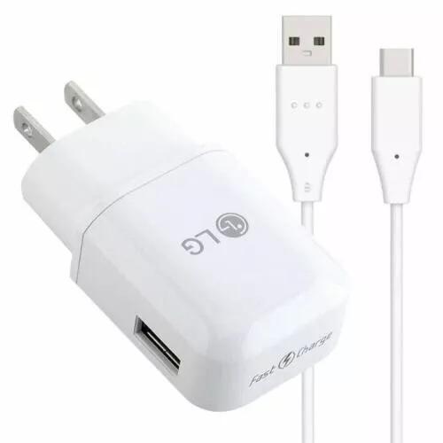 Original LG Fast Wall Charger & USB-C Charging Cable For LG Stylo 6, photo 3 of 3
