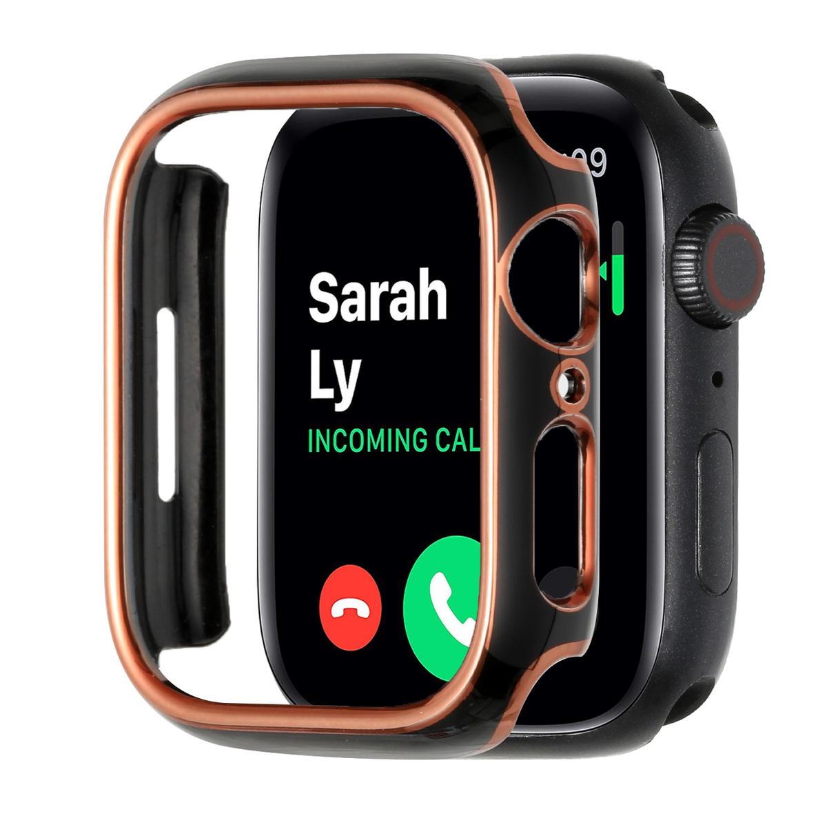 42mm Chromed iWatch Screen Frame - Chromed Gold+Black