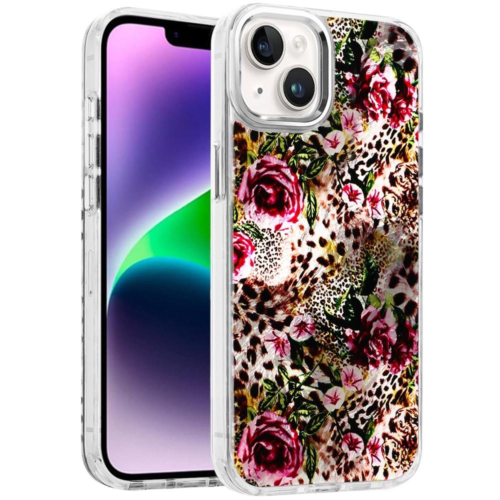 Floral Leopard Print Clear Protective Case For iPhone 13 & 14, photo 3 of 3