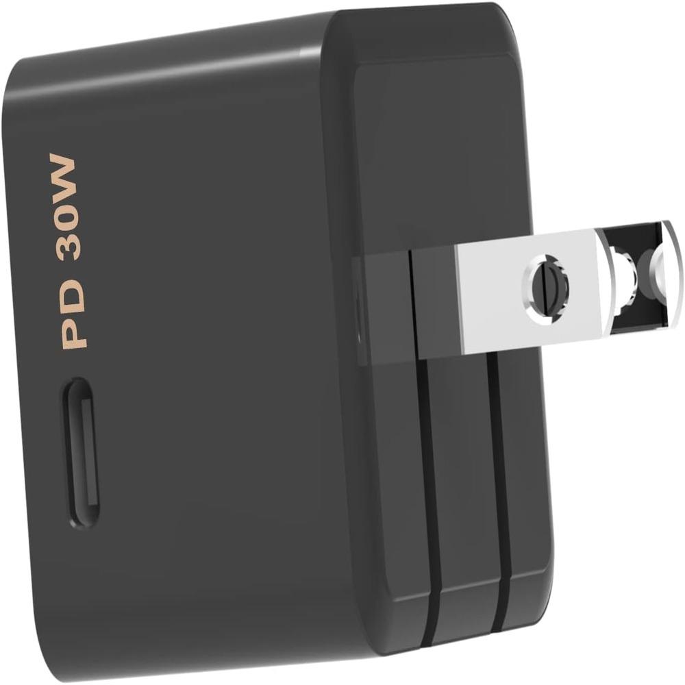 RapidX 30W USB C Wall Charger-BLACK