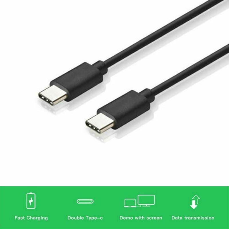 USB-C to USB-C Fast Charge Type C to Type C Cable Cord with Package in Black, photo 2 of 4
