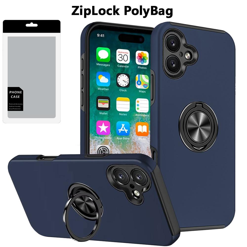 iPhone 16 Plus 6.7" CHIEF Oil Painted Case | Magnetic Ring Stand Hybrid Cover | Shockproof Tribal Art Design, photo 3 of 3
