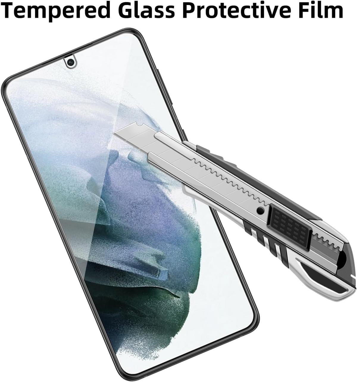 Tempered Glass Screen Protector for Samsung Galaxy S21 Plus – Shatterproof, Scratch Resistant & Crystal Clear, photo 2 of 4