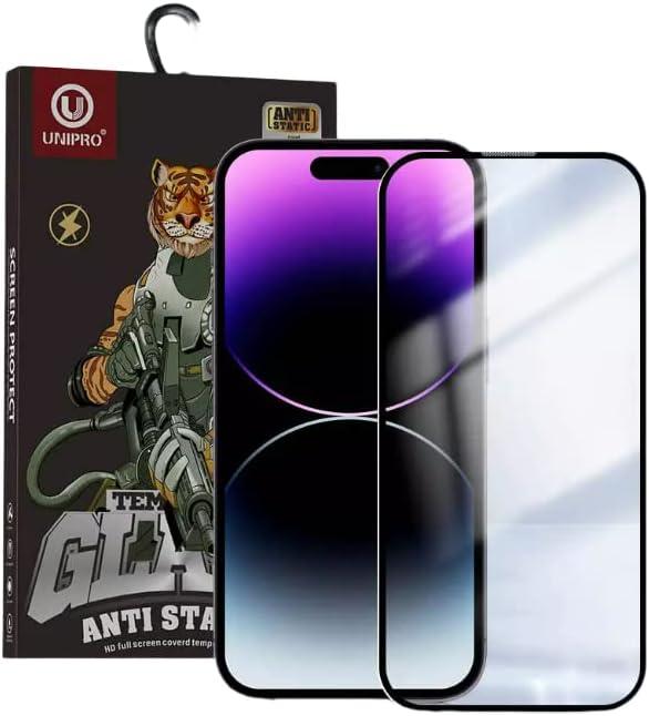 UNIRPO Anti-Static Full Glue 9H 3D Tempered Glass for iPhone 16