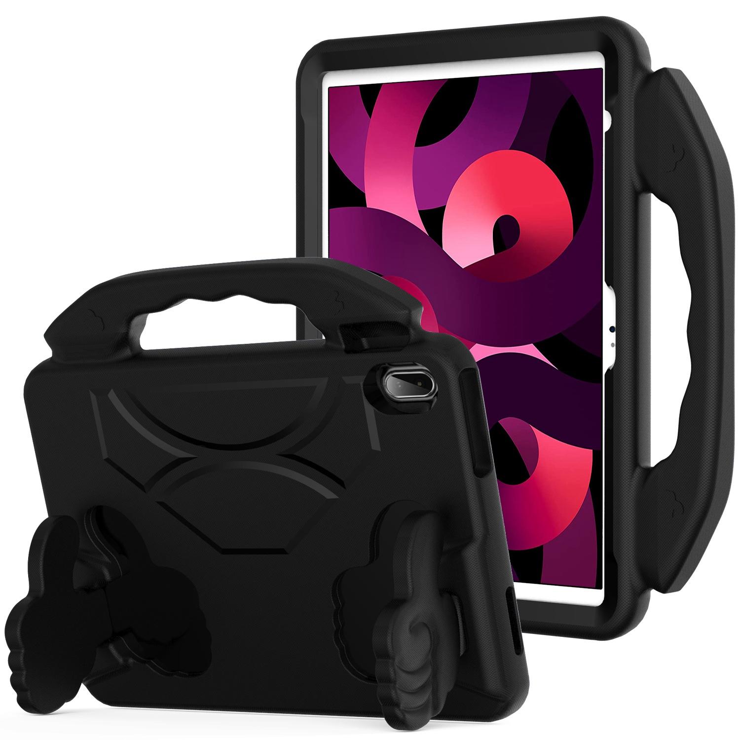 Samsung Galaxy Tab S9 Thumbs Up Kickstand Shockproof Tablet Case Cover - Black