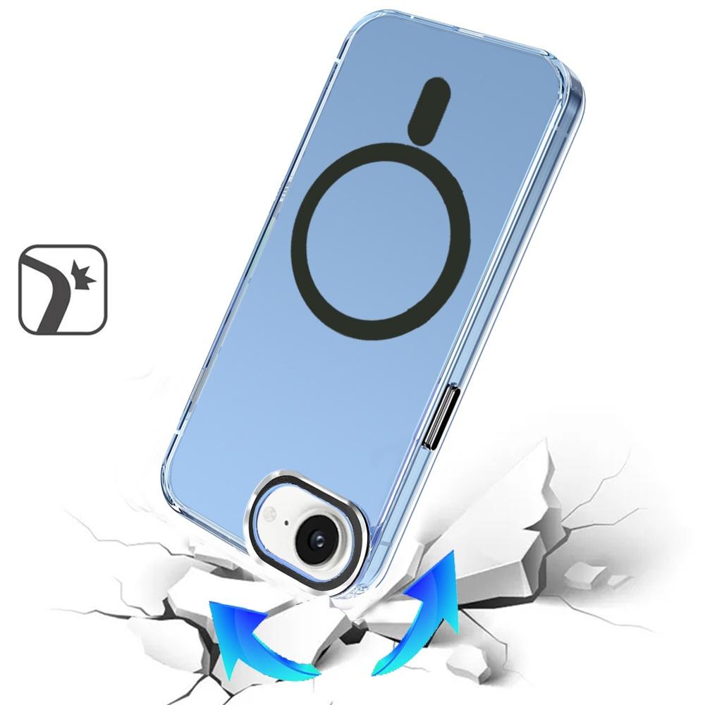 iPhone 16E / SE4 Clear Matching Circle Design Case – Slim Transparent Protective Cover, photo 2 of 9