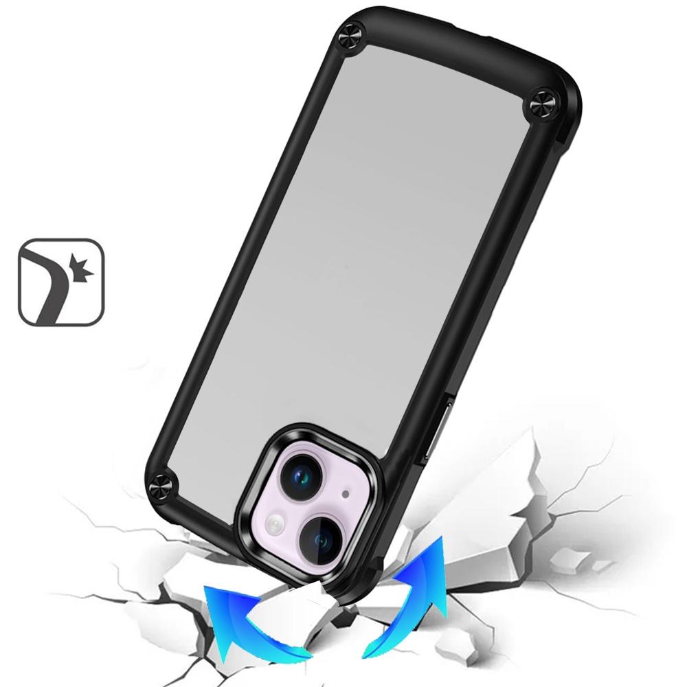 iPhone 14 / 13 Ultimate CaseX Transparent Hybrid Case with Metal Buttons & Camera Guard, photo 9 of 9