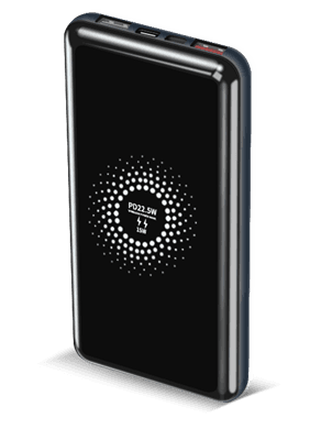 Portable Power Bank with Fast Wireless Charger and Dual USB ports, photo 2 of 2