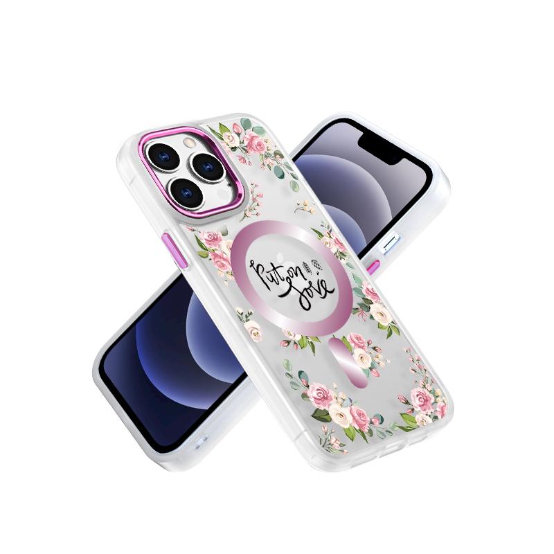 Apple iPhone 11 Pro Max (XI6.5) Flowrite Quotation Design [Magnetic Circle] Transparent Shockproof Hybrid Case, photo 4 of 4