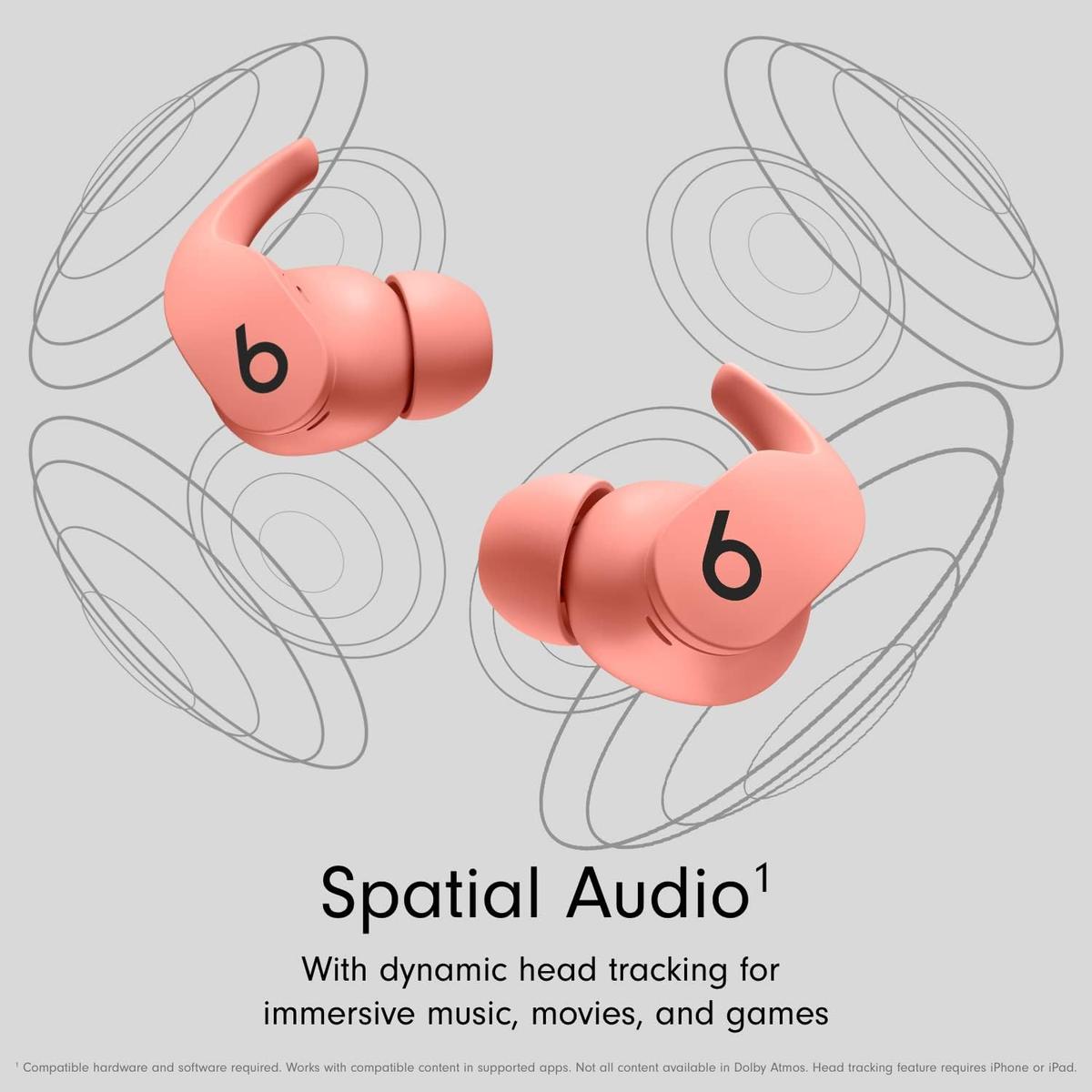 Beats Fit Pro True Wireless Noise Cancelling in-Ear Headphones - Coral Pink, photo 3 of 6