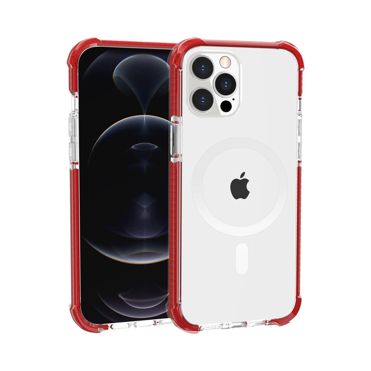 iPhone 14 PLUS Acrylic [Magnetic Circle] Tough 2.5mm Transparent Shockproof Hybrid Case | Heavy-Duty Clear Protection, photo 10 of 12