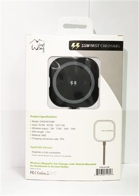 Wireless Magnetic Charger W Vehicle-Mounted for Dashboard & Air vent Holder, photo 2 of 2