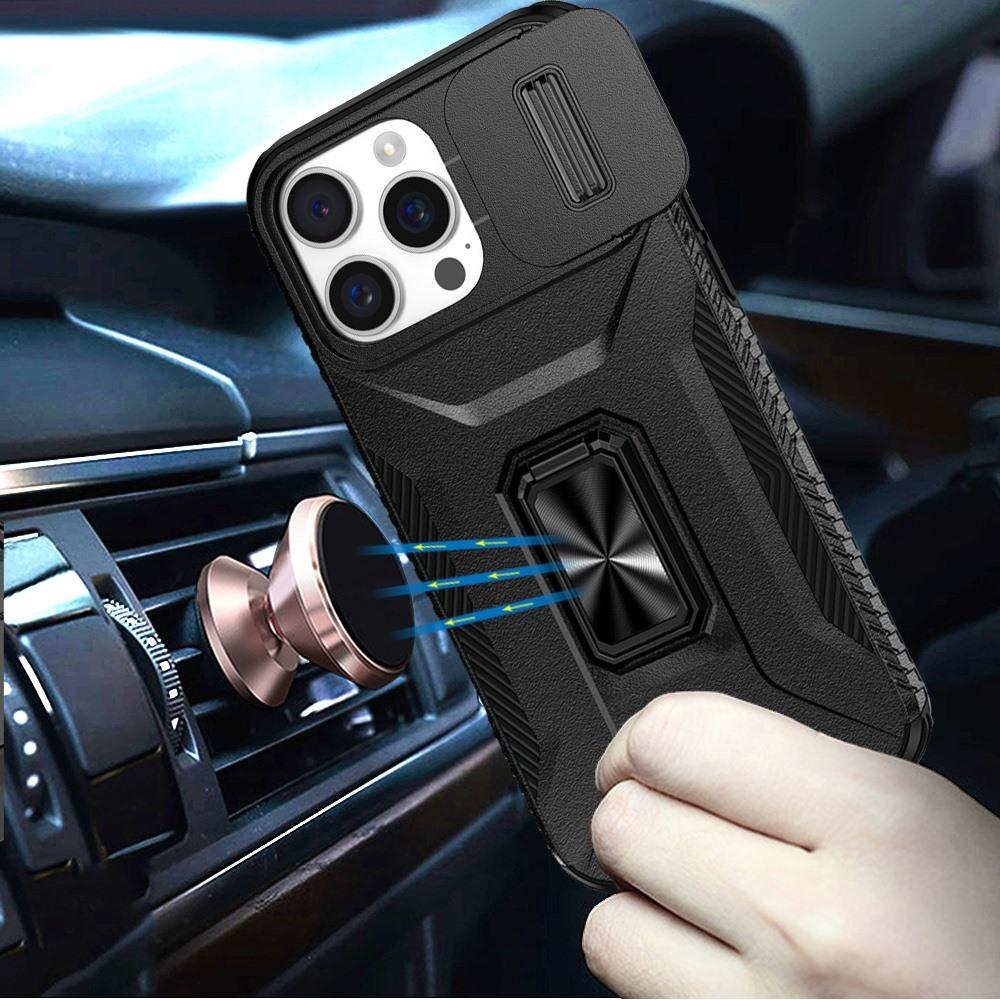 iPhone 16 Pro 6.3" Complete Magnetic Hybrid Case | Metal Ring Stand with Full Camera Protection & Shockproof Design, photo 2 of 11