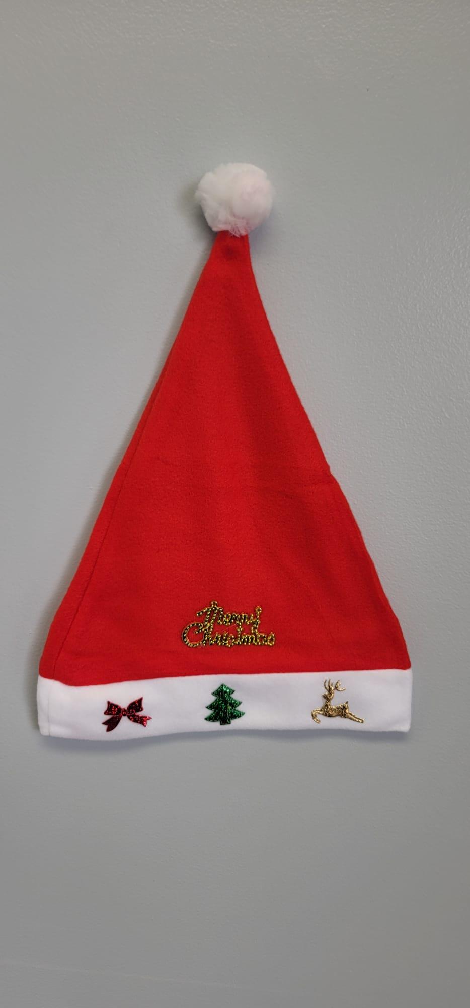 Holiday Flashing Santa Hat