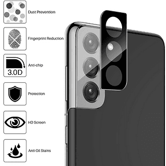 Full Cover Tempered Glass Camera Lens Screen Protector for S25 series, photo 2 of 3