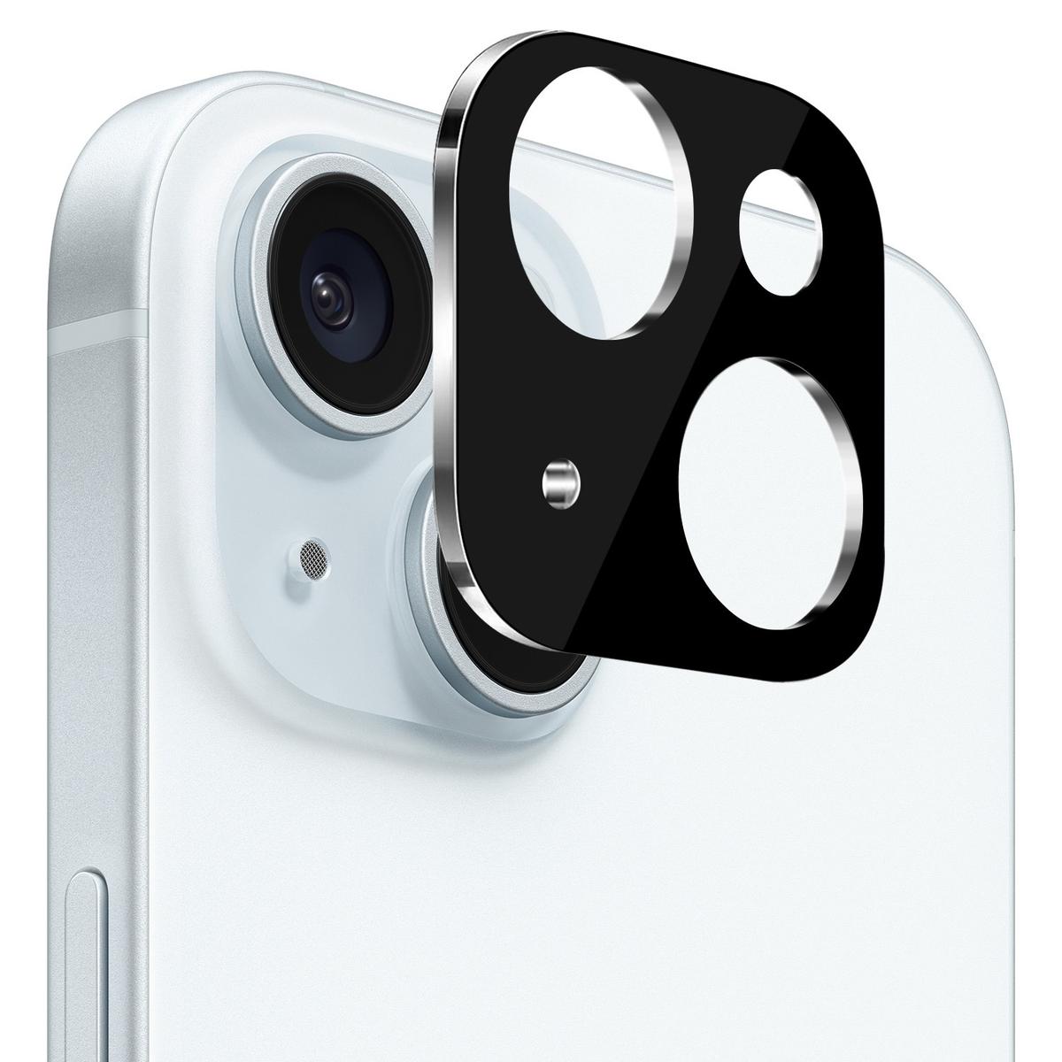 Apple iPhone 14 Plus Camera Lens Protector Black Edge Tempered Glass, photo 2 of 2