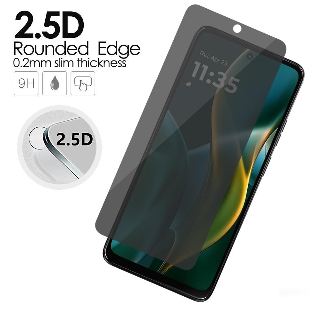 Moto G Stylus 5G 2025/2026 Privacy Tempered Glass Screen Protector, photo 3 of 4
