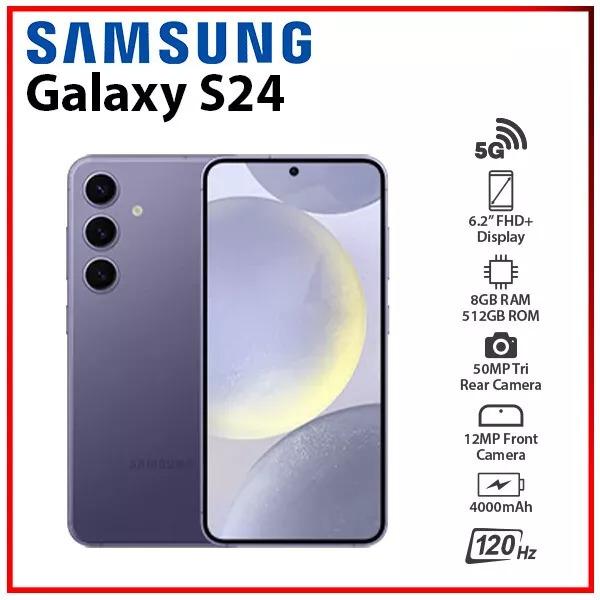 Samsung Galaxy S24 5G 8GB+512GB VIOLET Dual SIM Android Cell Phone