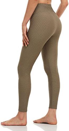 HeyNuts Women's High Waist Pants Tummy Control Butt Lifting Leggings Textured Anti Cellulite Tights ( But 1 get 1 Free )