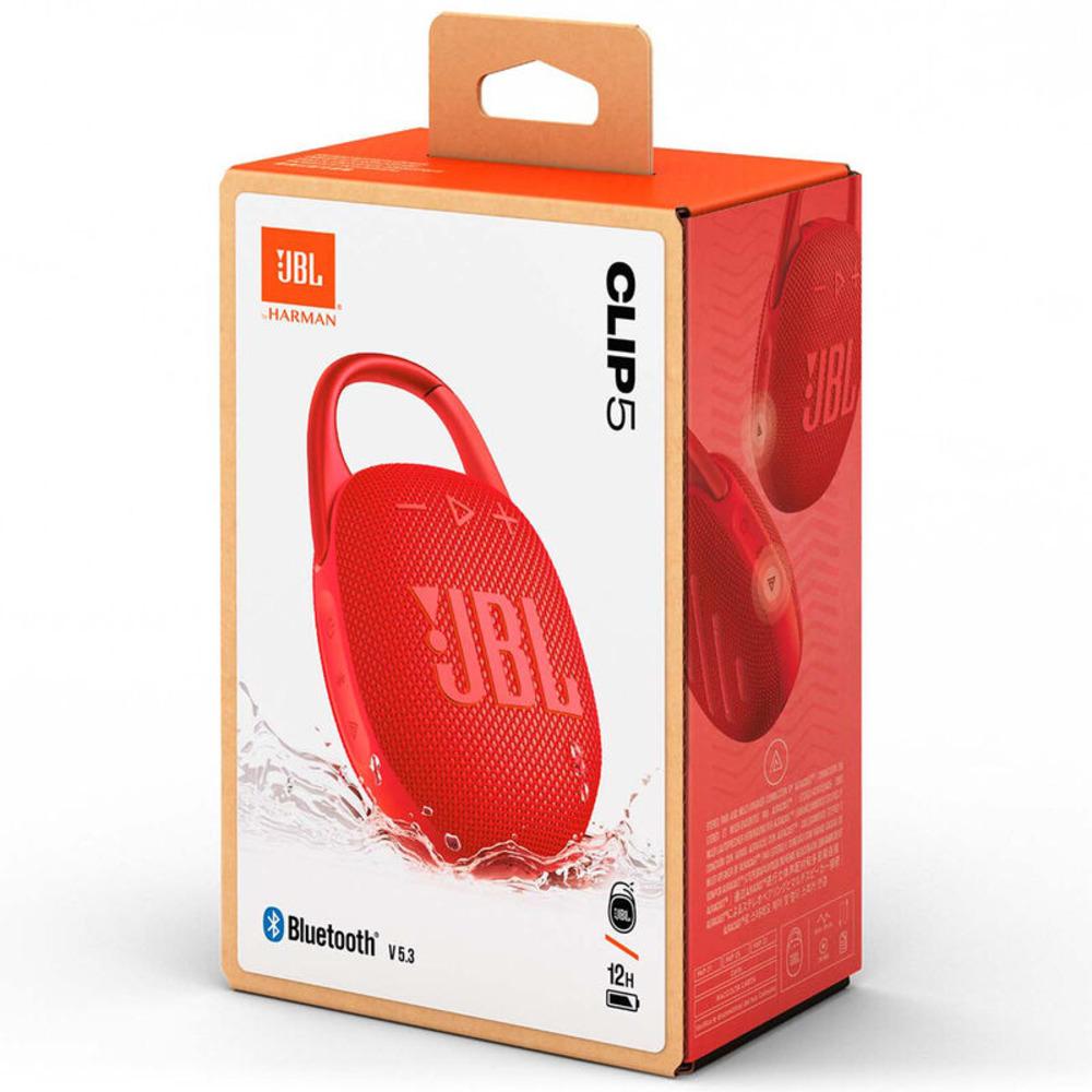 JBL Clip 5 - Ultra-Portable, Waterproof & Dustproof Bluetooth Speaker-RED