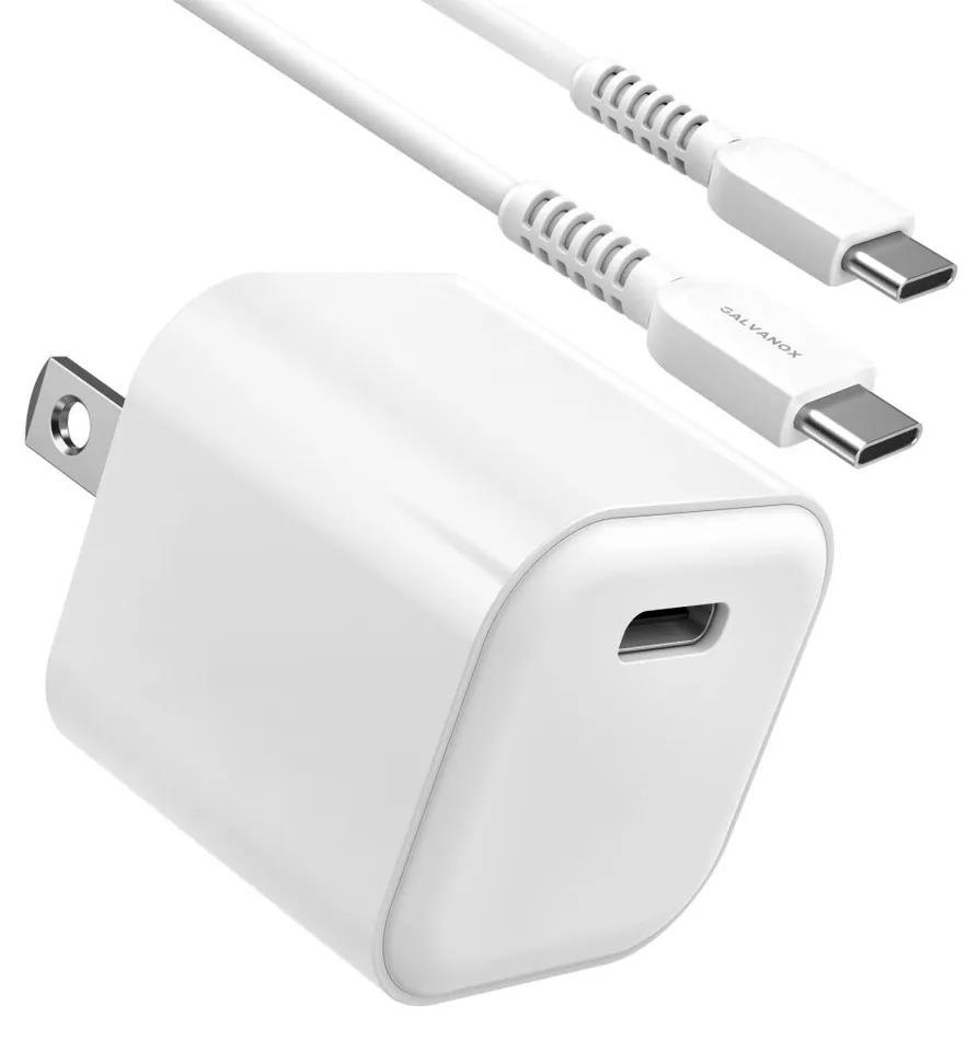 30W USB C Charger for /Google Pixel 7 Pro Gan Fast Charger w/ USB C-C Cable