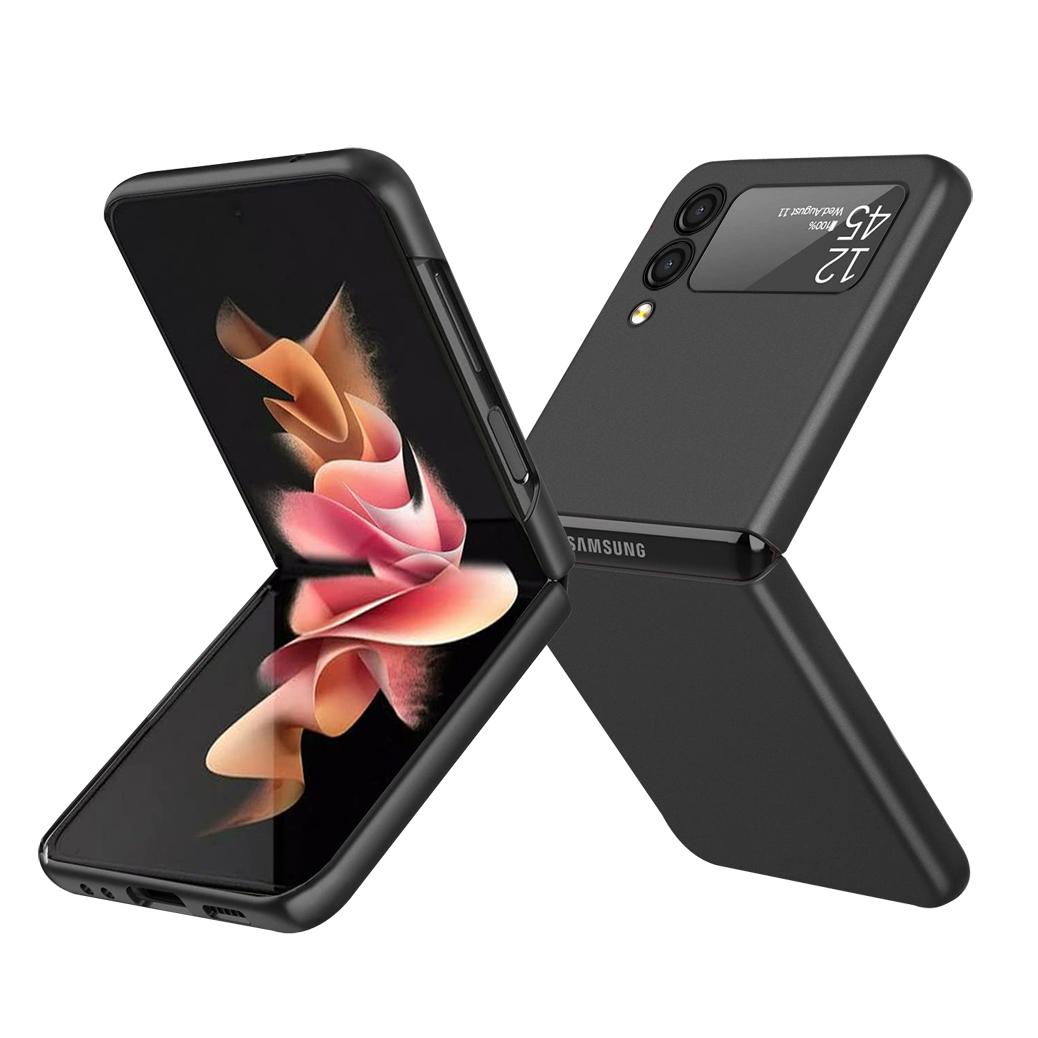 Samsung Galaxy Z Flip 5 Flip Snap On Premium Matte Finish Case Cover - Black, photo 2 of 4