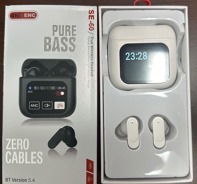 TWS LCD Touch Screen Bluetooth Headset With Screen Display
