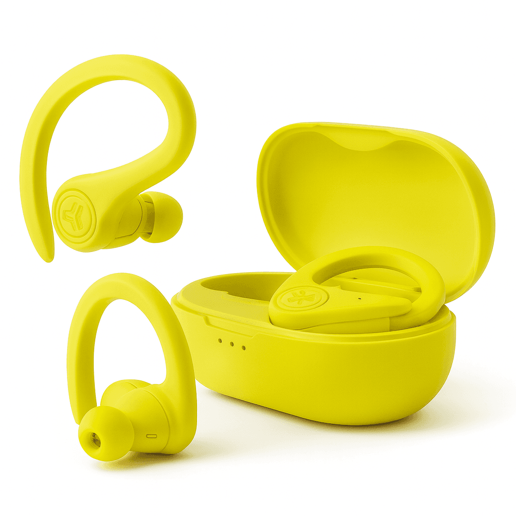 JLab GO Air Sport True Wireless Earbuds (Yellow), photo 2 of 4