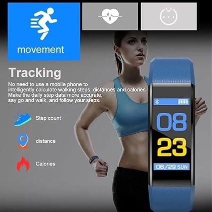 Octandra fitness tracker Plus Smart Watch Sport Watches Health Smart Wristband Heart Rate Fitness Pedometer Bracelet Waterproof Men Woman Watch (Red), moderation, photo 2 of 7