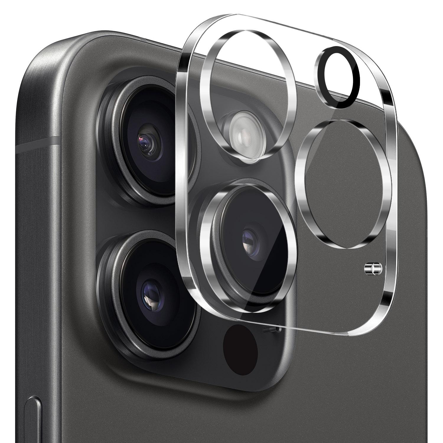iPhone 15 Pro Camera Clear Tempered Glass(2.5D)