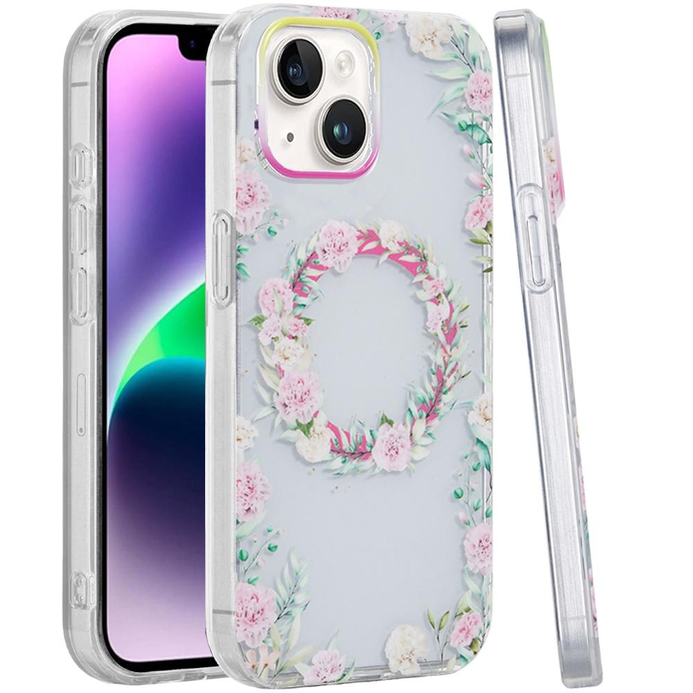 iPhone 14/13 [Magnetic Circle] Double Layer IMD TPU Case – Stylish MagSafe-Ready Protection, photo 3 of 6