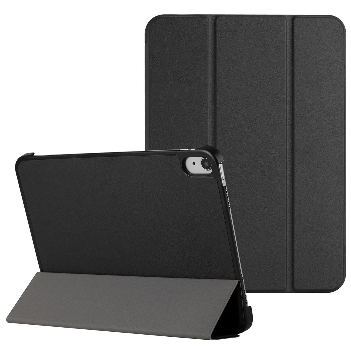 Samsung Galaxy Tab S9 Plus Trifold Magnetic Closure PU Leather Case Cover - Black
