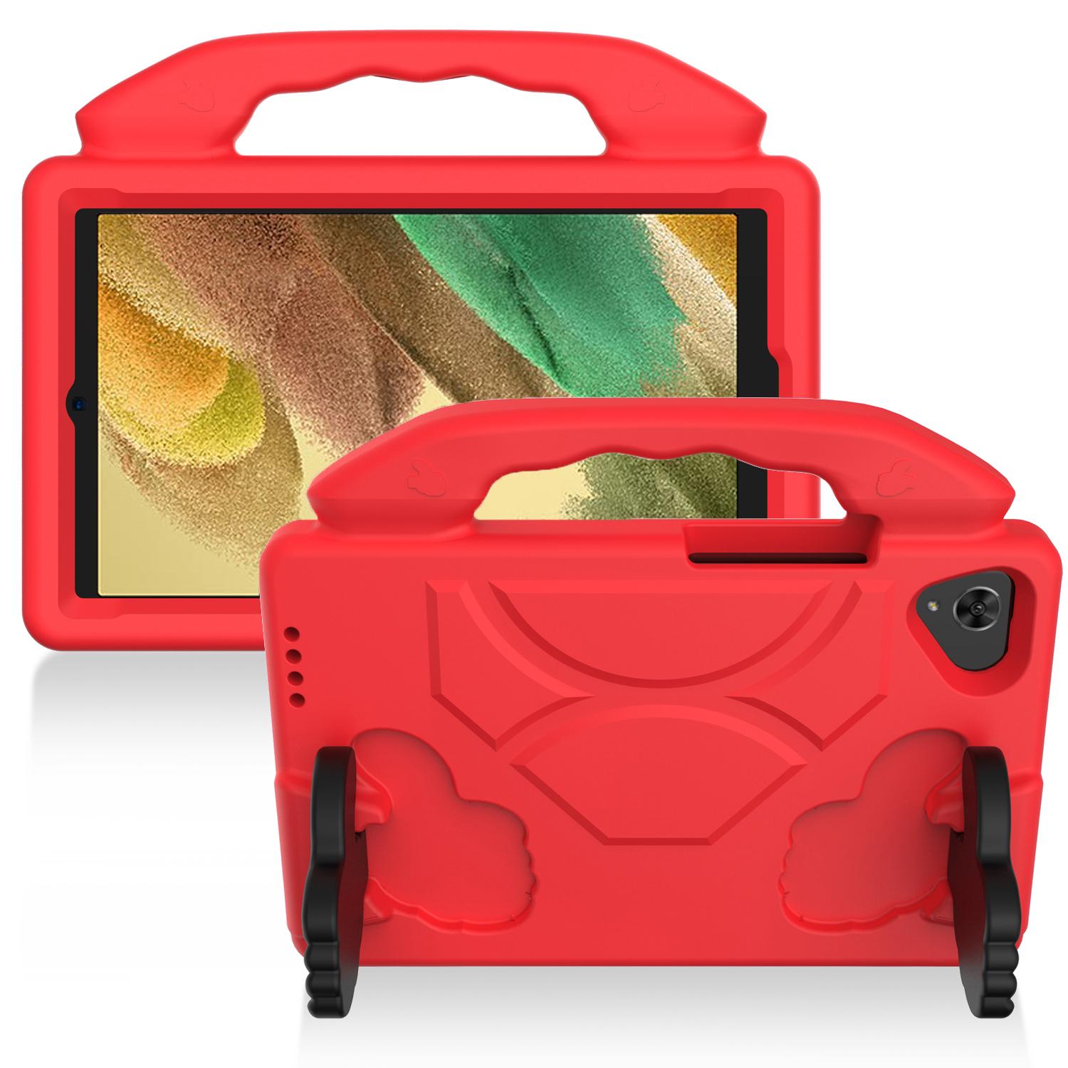 Samsung Galaxy Tab A7 Lite 8.7 inch (T220 T225) Thumbs Up Kickstand Shockproof Tablet Case Cover - Red