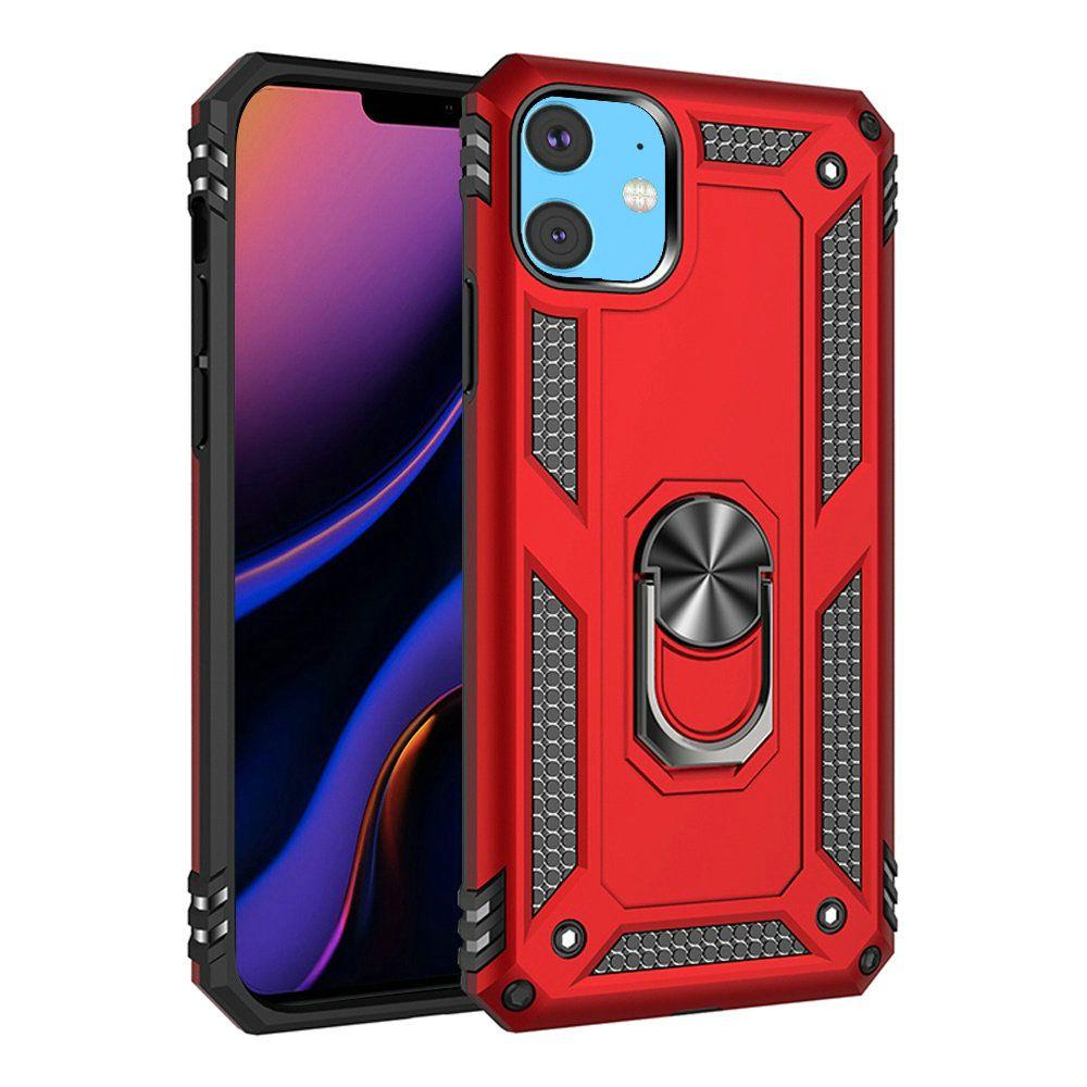 iPhone 15 Plus Ring Magnetic Kickstand Hybrid Case Cover, photo 6 of 7