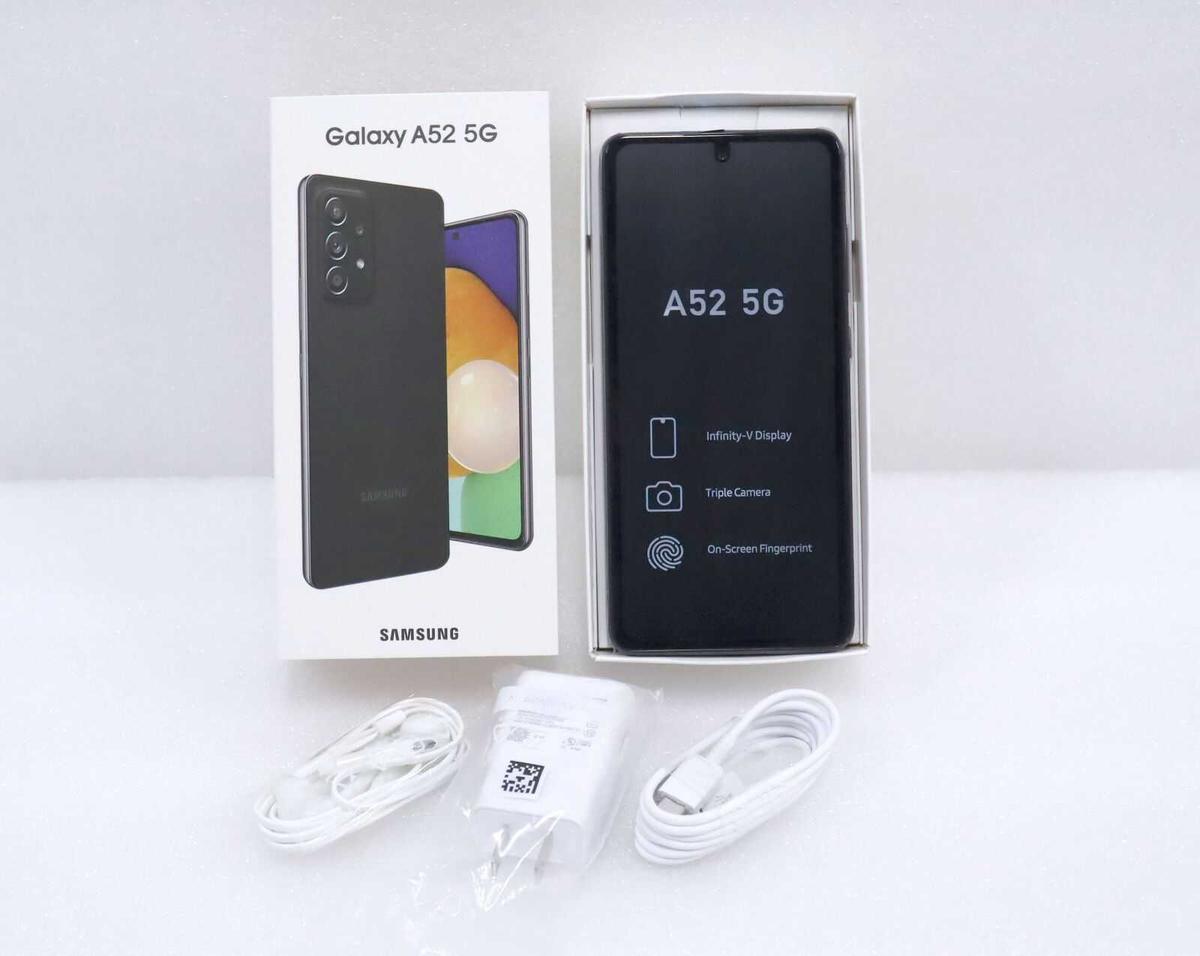 Samsung Galaxy A52 5G - 128GB - Black (Unlocked), photo 2 of 4