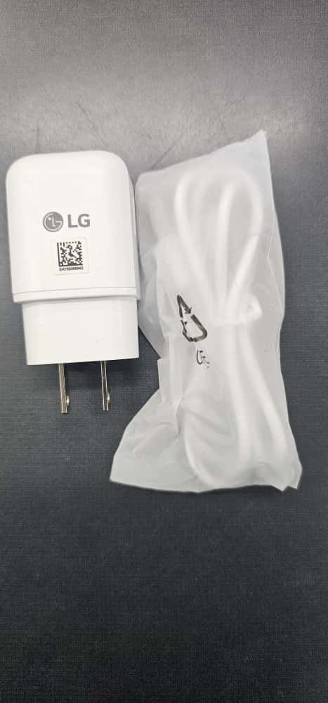 LG Branded Wall Charger and USB Cable Set (White) product