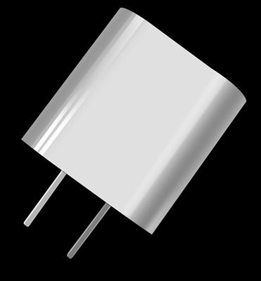 2-IN-1 3.1A Fast Dual USB Wall Charger+ Tpye C Charging Cable Cord for Samsung Note10 S8 S9 S10 in White, photo 4 of 4