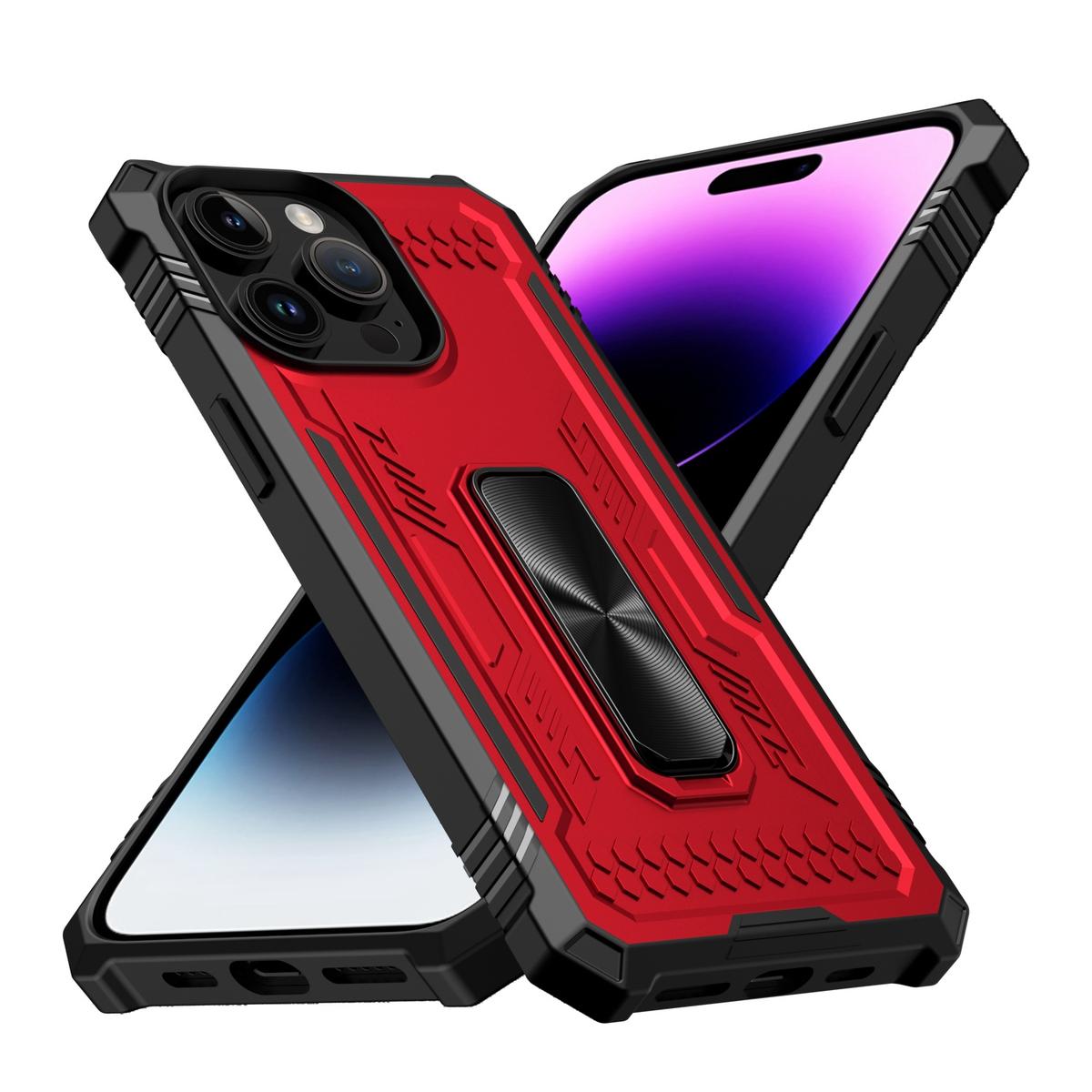 iPhone 15 Plus Mighty Zinc Alloy Kickstand Hybrid Case with UV Oil Finish – Premium Protection & Style, photo 4 of 5