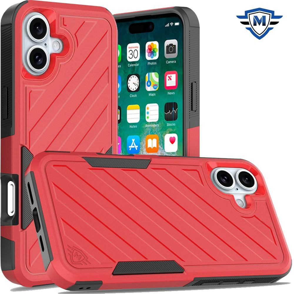 iPhone 16 Plus 6.7" METKASE Dual Layer Hybrid – Noble Lined, Slide-Out Pack